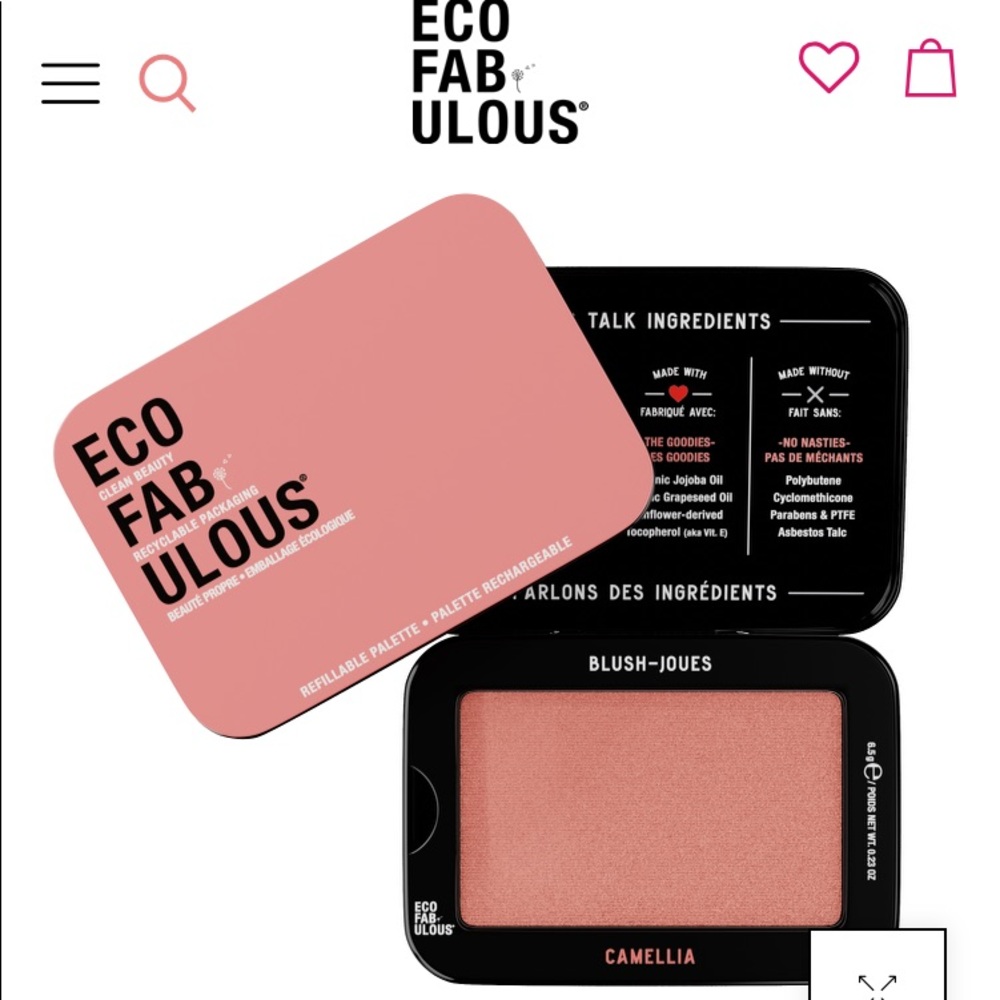 🌈[5/$25] EcoFabulous Blush Tin in Camellia